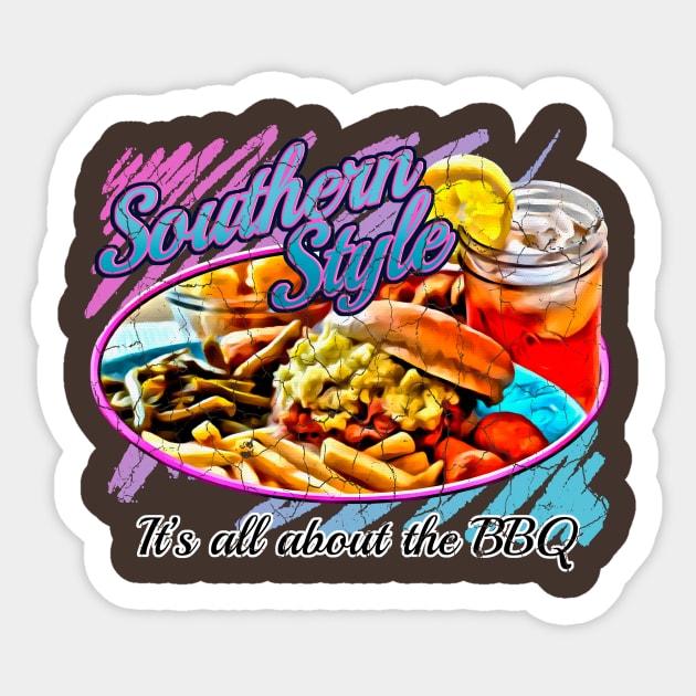 All Bout the BBQ Sticker by Digitanim8tor